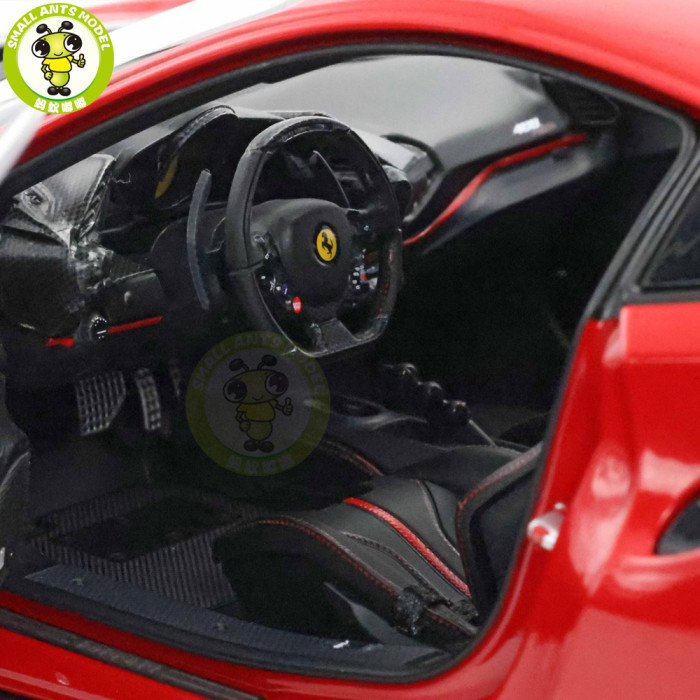 Pre-order 1/18 BBR Ferrari 488 Piesta Full Open Diecast Model Toys Car Gifts For Father Friends