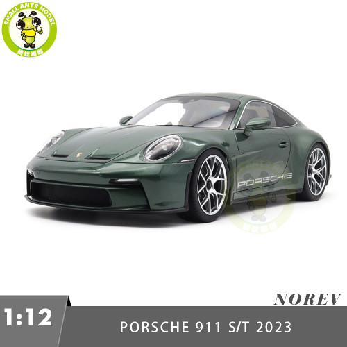 1/12 Porsche 911 S/T 2023 Norev 127552 Malachite Green Metallic Diecast Model Toy Car Gifts For Friends