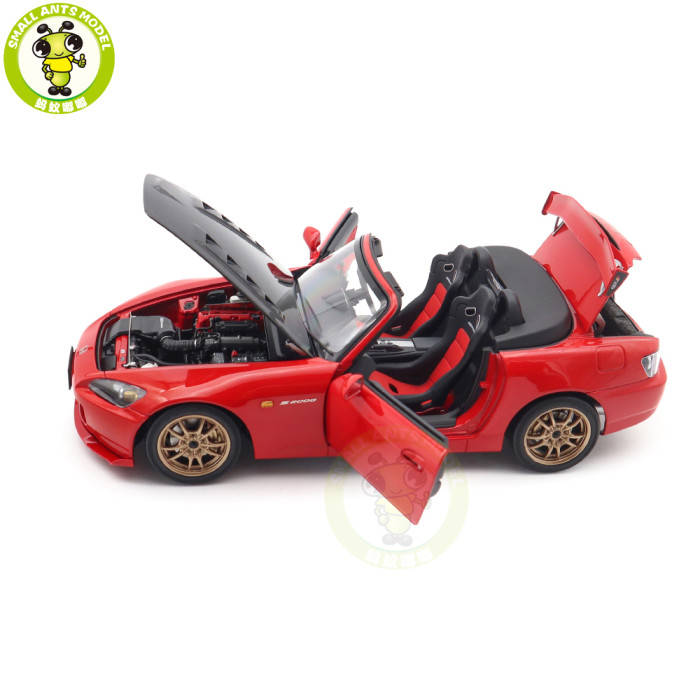1/18 MOTORHELIX Honda S2000 AP2 MUGEN Diecast Model Toy Car Gifts For Father Friends
