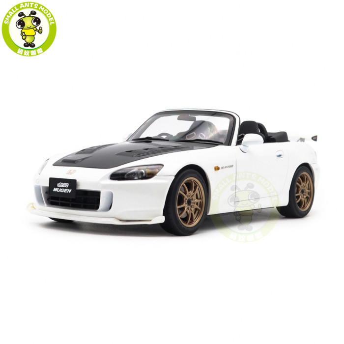 1/18 MOTORHELIX Honda S2000 AP2 MUGEN Diecast Model Toy Car Gifts For Father Friends