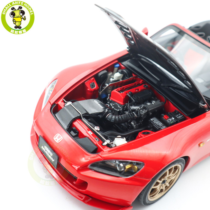 1/18 MOTORHELIX Honda S2000 AP2 MUGEN Diecast Model Toy Car Gifts For Father Friends