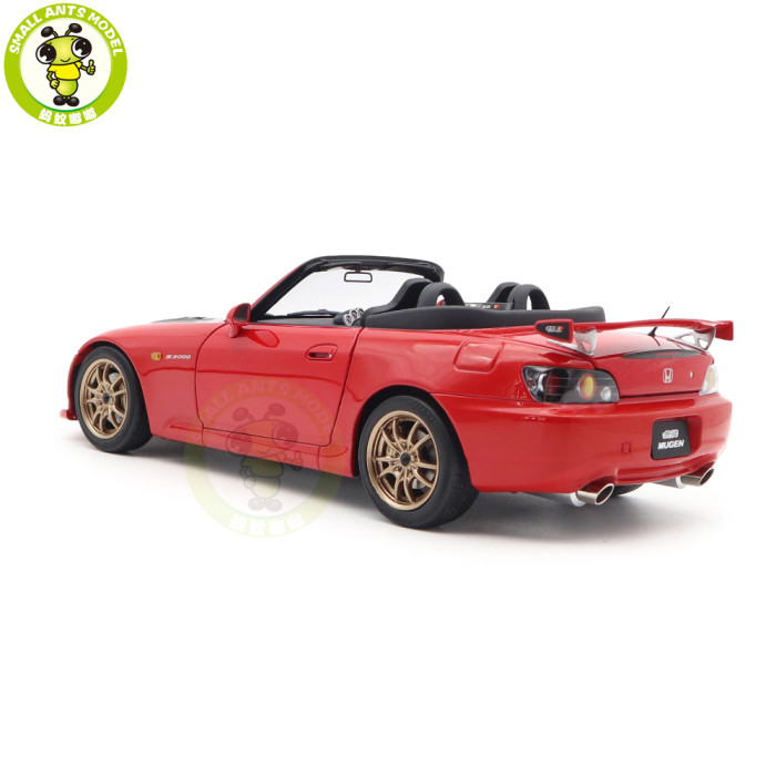 1/18 MOTORHELIX Honda S2000 AP2 MUGEN Diecast Model Toy Car Gifts For Father Friends