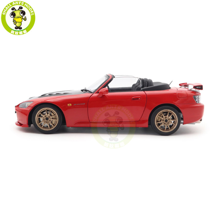1/18 MOTORHELIX Honda S2000 AP2 MUGEN Diecast Model Toy Car Gifts For Father Friends