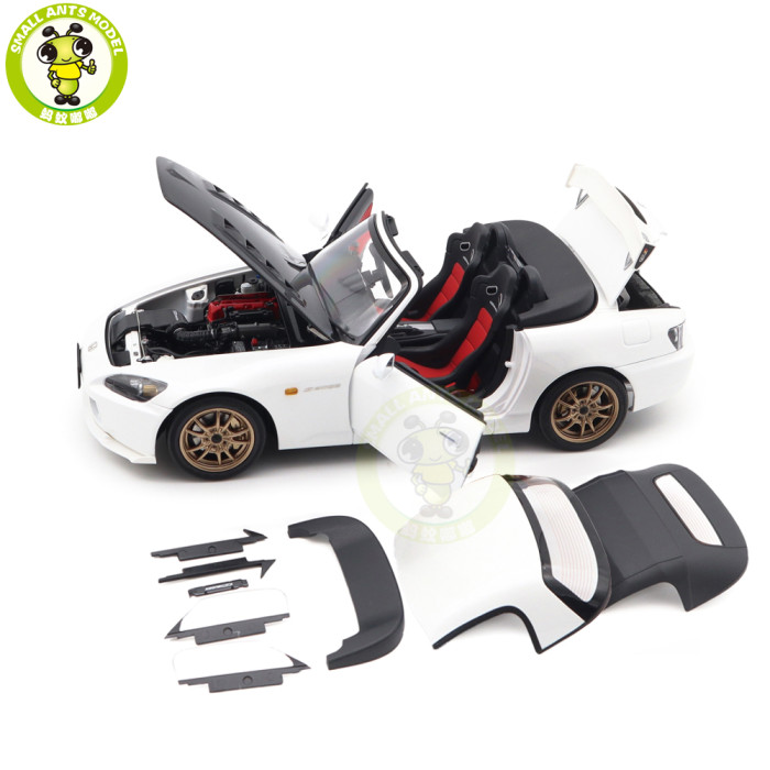 1/18 MOTORHELIX Honda S2000 AP2 MUGEN Diecast Model Toy Car Gifts For Father Friends