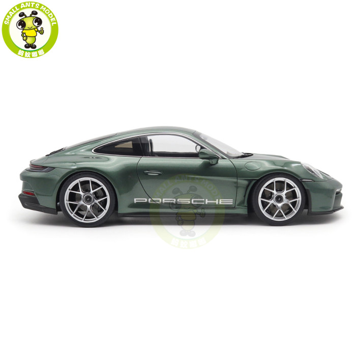 1/12 Porsche 911 S/T 2023 Norev 127552 Malachite Green Metallic Diecast Model Toy Car Gifts For Friends