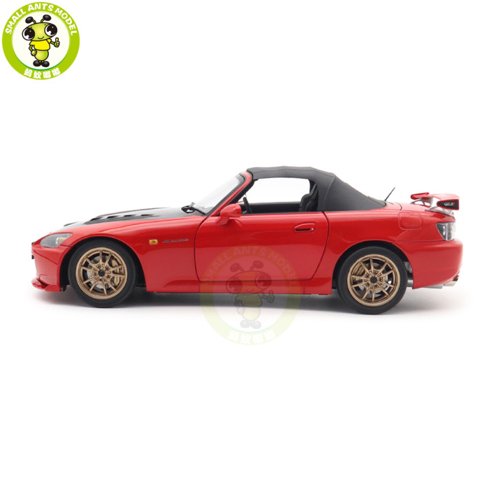 1/18 MOTORHELIX Honda S2000 AP2 MUGEN Diecast Model Toy Car Gifts For Father Friends
