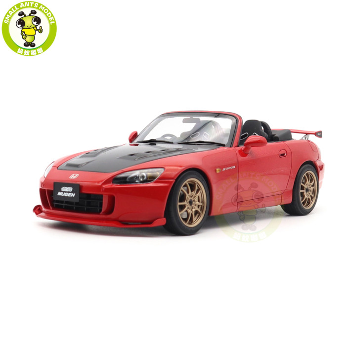1/18 MOTORHELIX Honda S2000 AP2 MUGEN Diecast Model Toy Car Gifts For Father Friends
