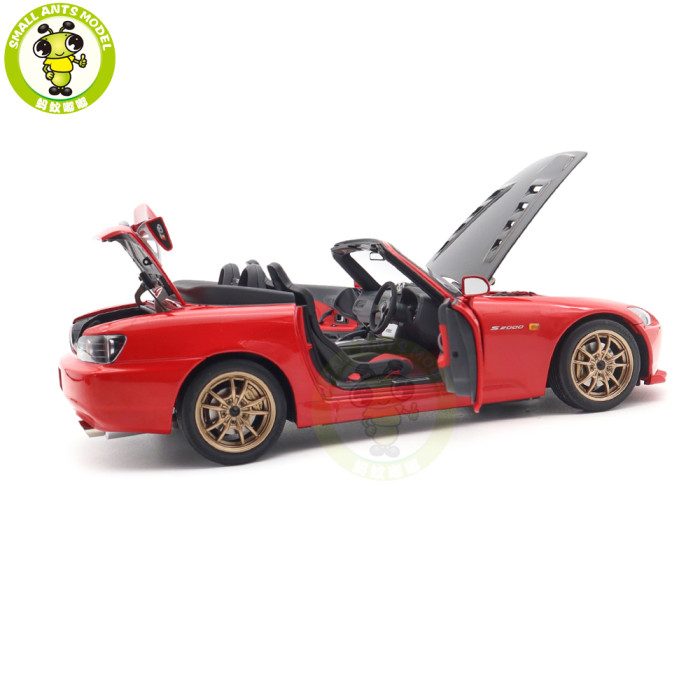 1/18 MOTORHELIX Honda S2000 AP2 MUGEN Diecast Model Toy Car Gifts For Father Friends