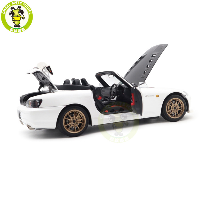 1/18 MOTORHELIX Honda S2000 AP2 MUGEN Diecast Model Toy Car Gifts For Father Friends