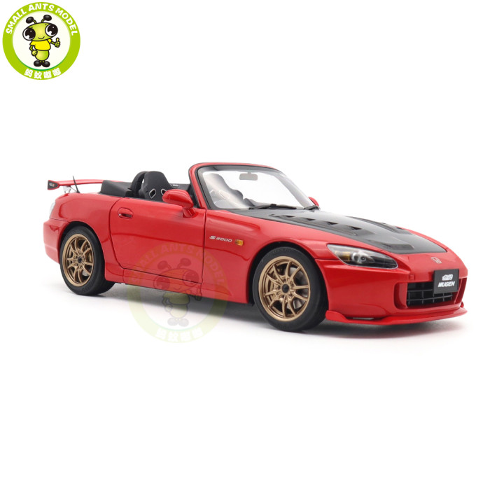 1/18 MOTORHELIX Honda S2000 AP2 MUGEN Diecast Model Toy Car Gifts For Father Friends