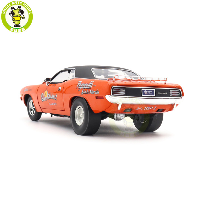 1/18 Chrysler 1970 Plymouth HEMI CUDA ACME Diecast Model Car Toys Gifts