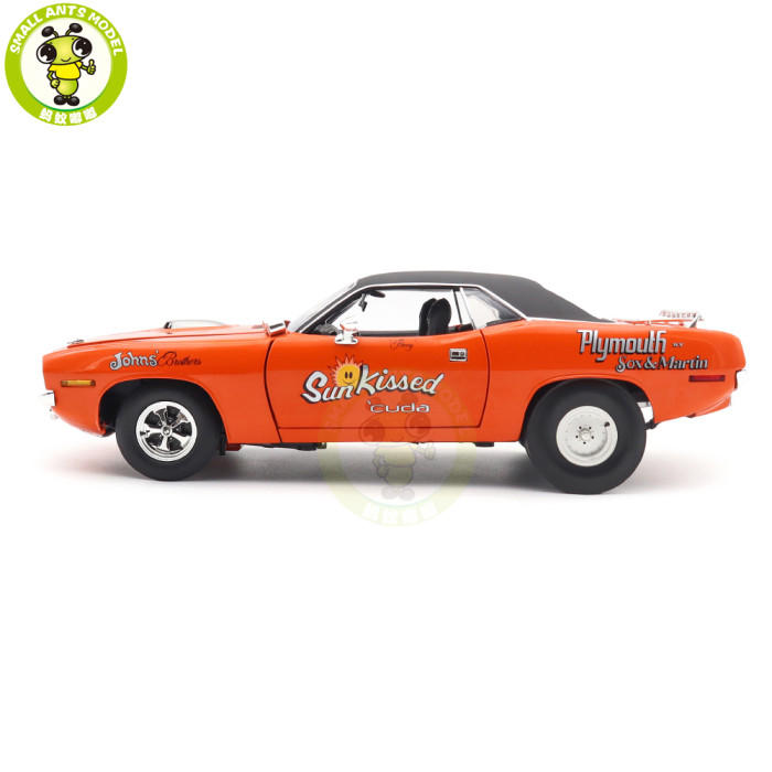 1/18 Chrysler 1970 Plymouth HEMI CUDA ACME Diecast Model Car Toys Gifts