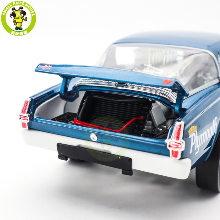 1/18 Chrysler 1966 Plymouth Barracuda Southern Speed ACME Diecast Model Car Toys Gifts