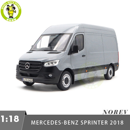 1/18 Mercedes Benz Sprinter 2018 Norev 183042 Gray Diecast Model Toy Car Gifts For Friends Father