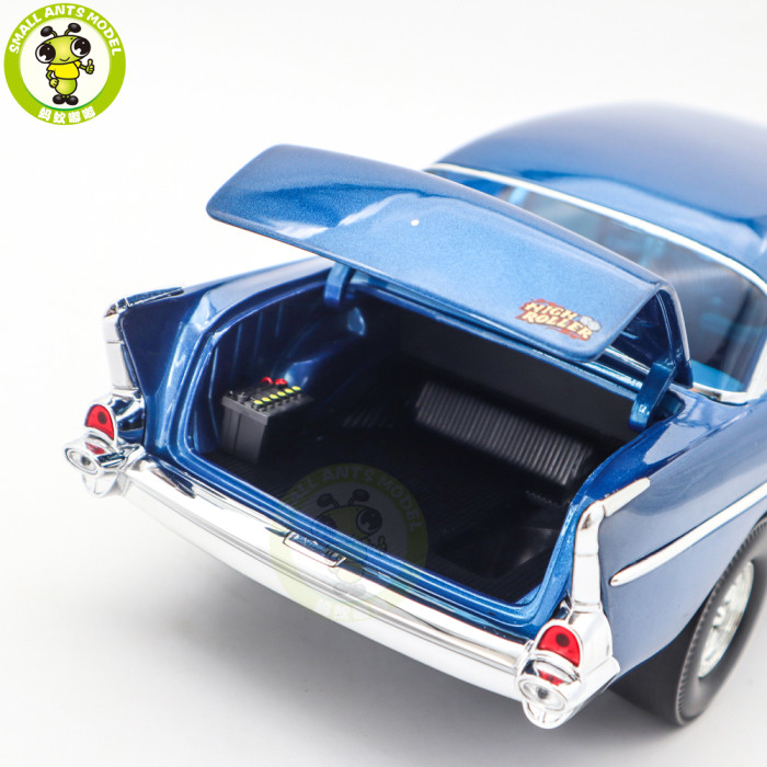 1/18 1957 Chevrolet 150 Gasser Blue ACME Diecast Model Car Toys Gifts