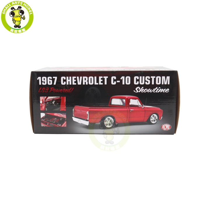 1/18 1967 Chevrolet C-10 Custom Showtime ACME Diecast Model Car Toys Gifts