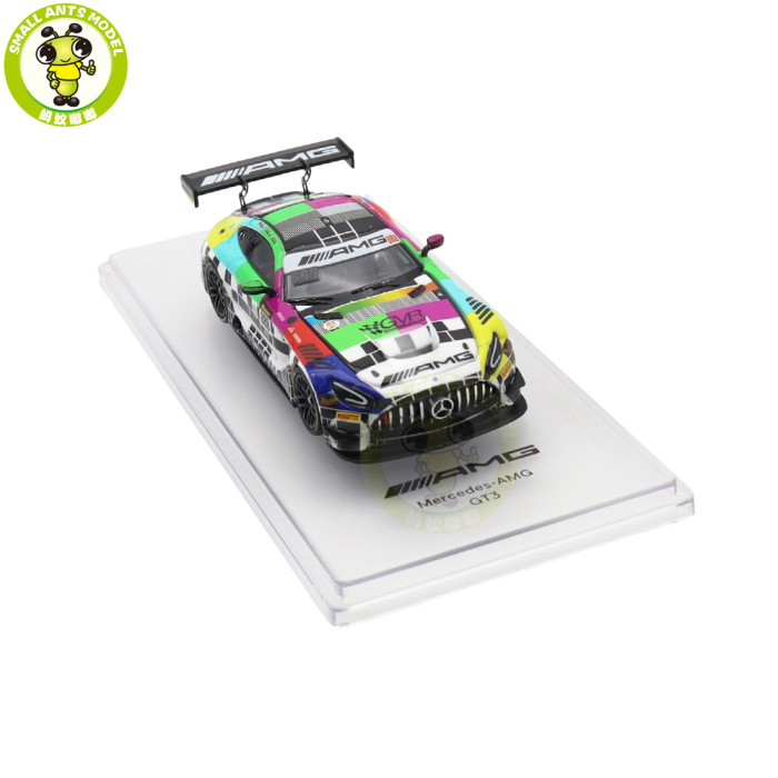 1/64 Mercedes AMG GT3 EVO II NZG Kiloworks Diecast Model Toy Cars Gifts For Father Friends
