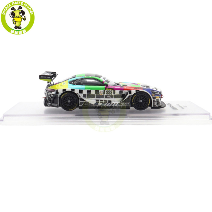 1/64 Mercedes AMG GT3 EVO II NZG Kiloworks Diecast Model Toy Cars Gifts For Father Friends