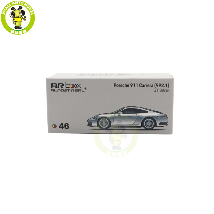 1/64 Almost Real Porsche 911 Carrera 992.1 Diecast Model Toy Car Gifts For Friends