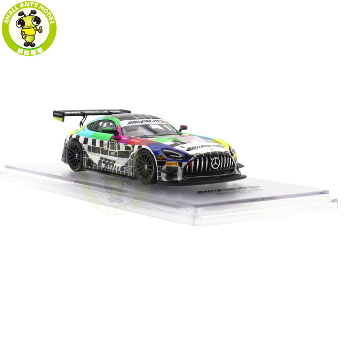 1/64 Mercedes AMG GT3 EVO II NZG Kiloworks Diecast Model Toy Cars Gifts For Father Friends