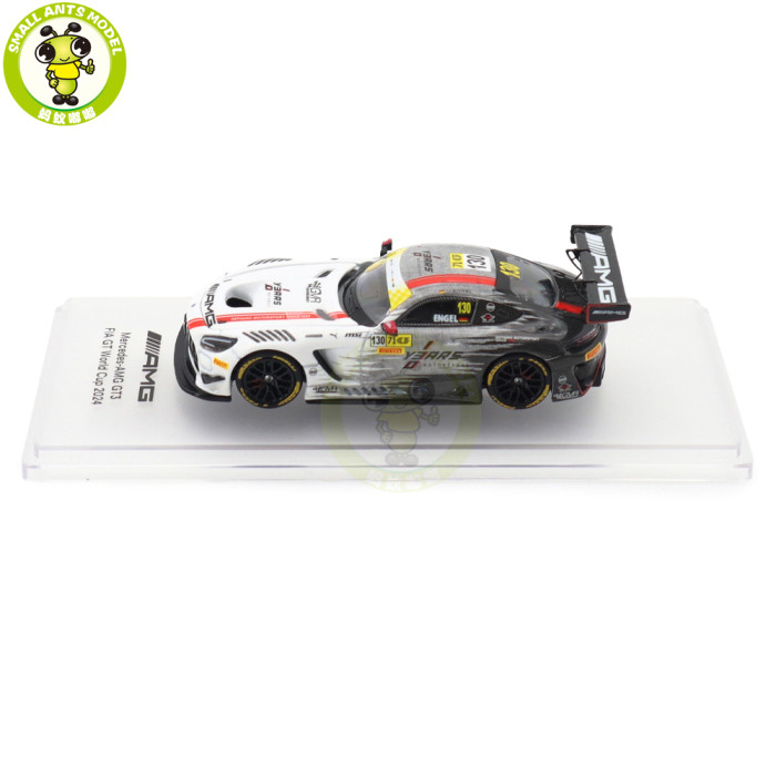 1/64 Mercedes AMG GT3 EVO II NZG Kiloworks Diecast Model Toy Cars Gifts For Father Friends