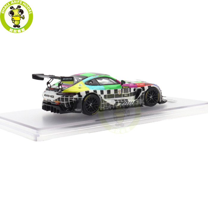 1/64 Mercedes AMG GT3 EVO II NZG Kiloworks Diecast Model Toy Cars Gifts For Father Friends