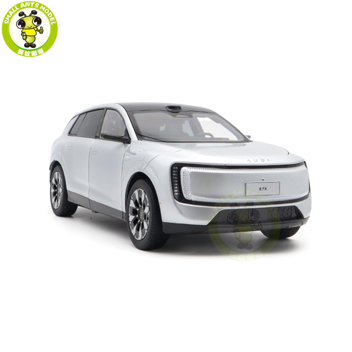 1/18 Audi E7X With Lights Diecast Model Toys Car Gifts For Friends Father
