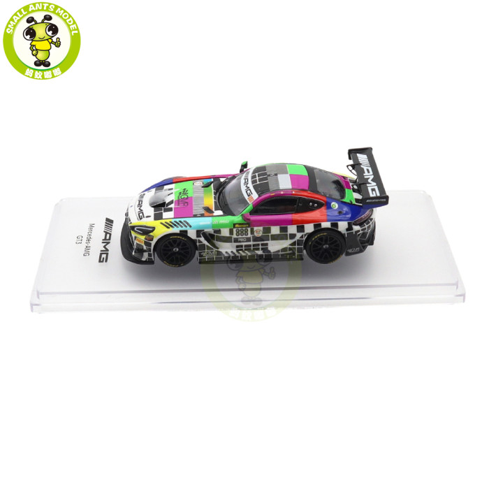 1/64 Mercedes AMG GT3 EVO II NZG Kiloworks Diecast Model Toy Cars Gifts For Father Friends
