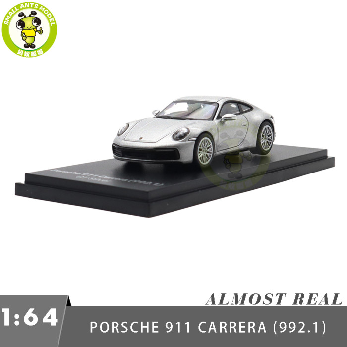 1/64 Almost Real Porsche 911 Carrera 992.1 Diecast Model Toy Car Gifts For Friends