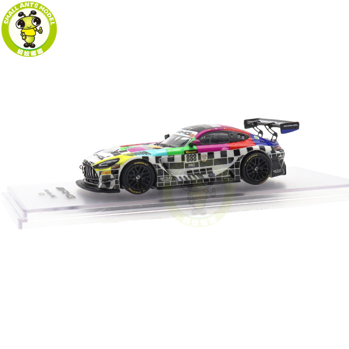 1/64 Mercedes AMG GT3 EVO II NZG Kiloworks Diecast Model Toy Cars Gifts For Father Friends