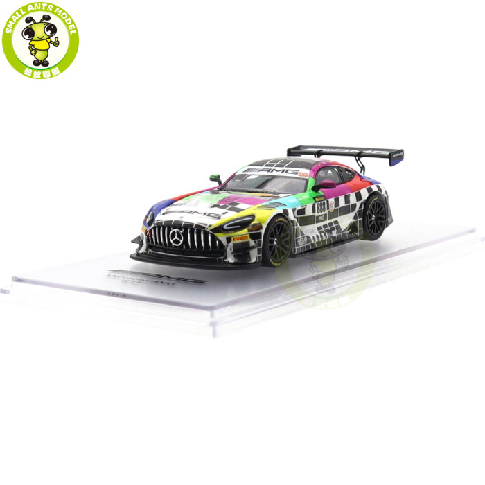 1/64 Mercedes AMG GT3 EVO II NZG Kiloworks Diecast Model Toy Cars Gifts For Father Friends
