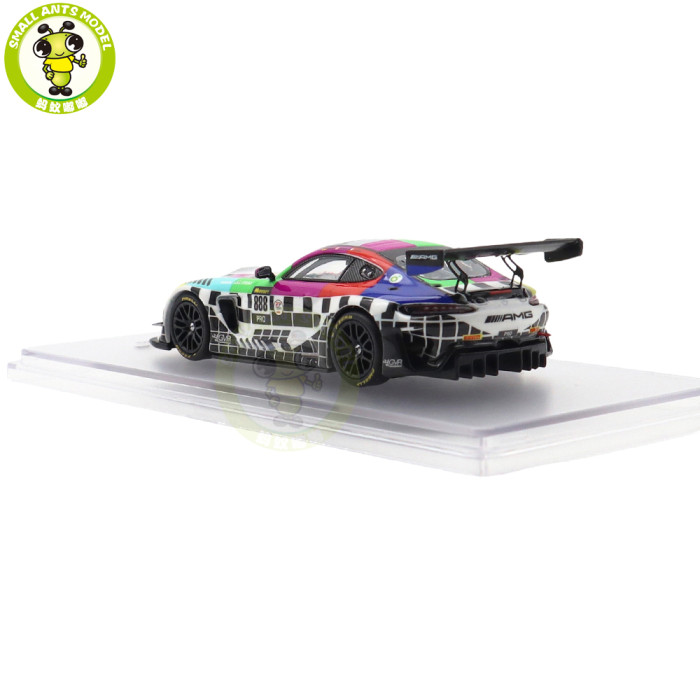 1/64 Mercedes AMG GT3 EVO II NZG Kiloworks Diecast Model Toy Cars Gifts For Father Friends