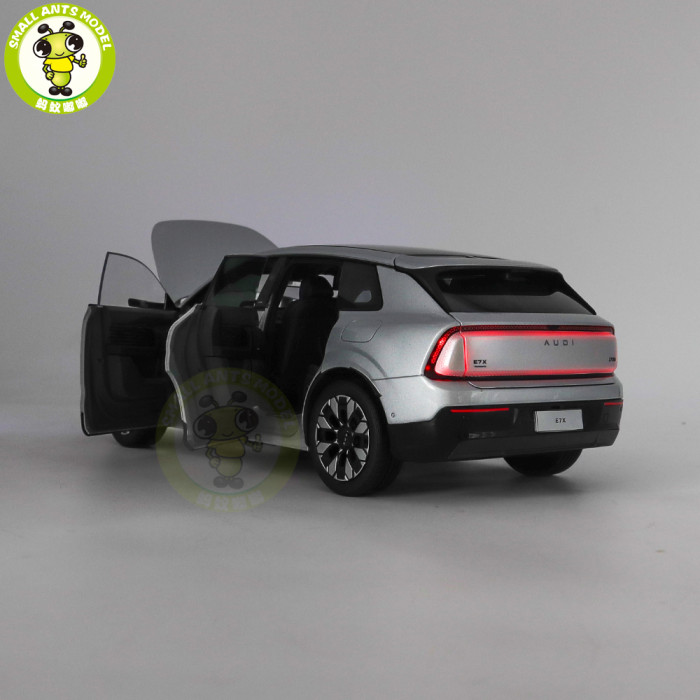 1/18 Audi E7X With Lights Diecast Model Toys Car Gifts For Friends Father