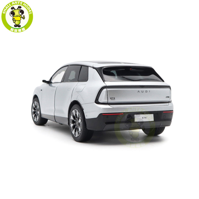 1/18 Audi E7X With Lights Diecast Model Toys Car Gifts For Friends Father