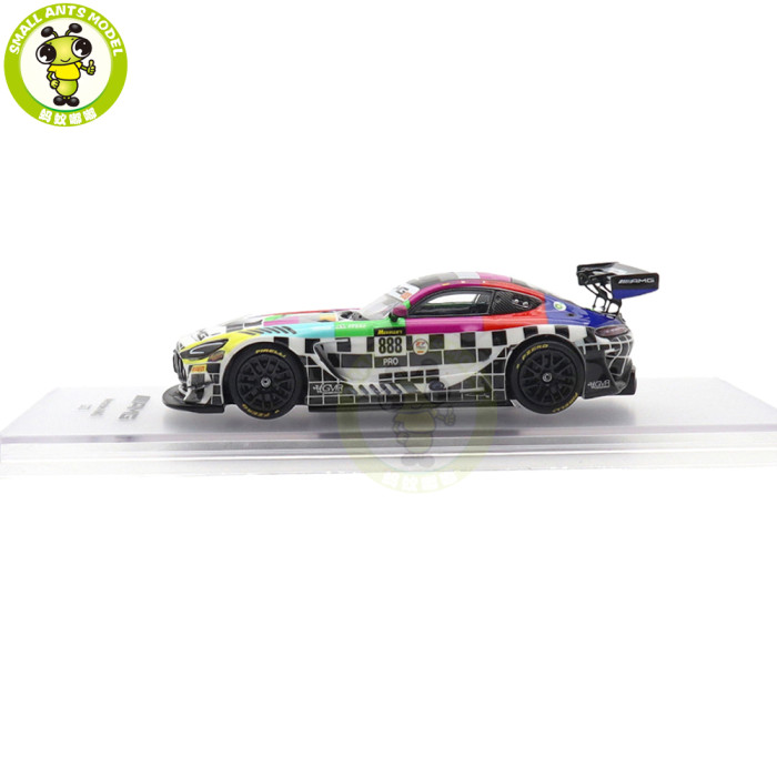 1/64 Mercedes AMG GT3 EVO II NZG Kiloworks Diecast Model Toy Cars Gifts For Father Friends
