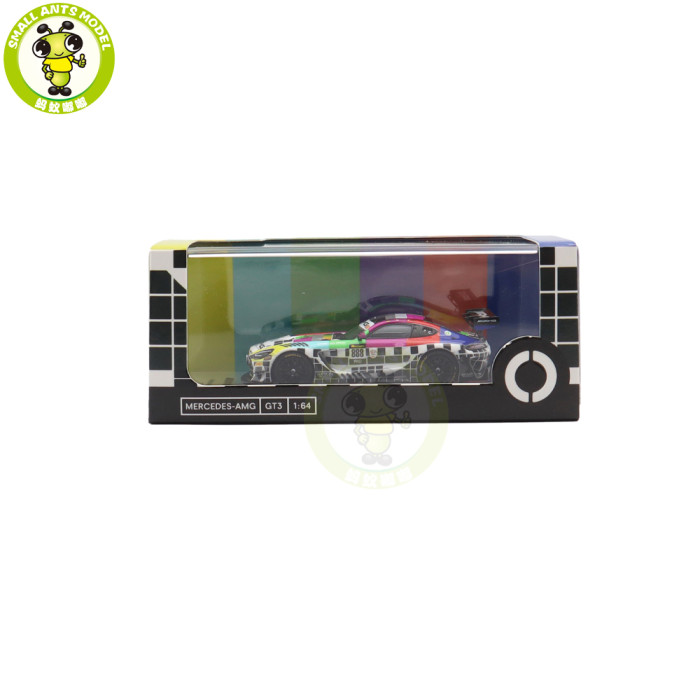 1/64 Mercedes AMG GT3 EVO II NZG Kiloworks Diecast Model Toy Cars Gifts For Father Friends