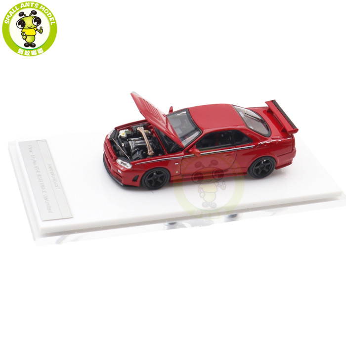 1/64 MOTORHELIX Nissan Skyline GT-R R34 NISMO Diecast Model Toy Car Gifts For Father Friends