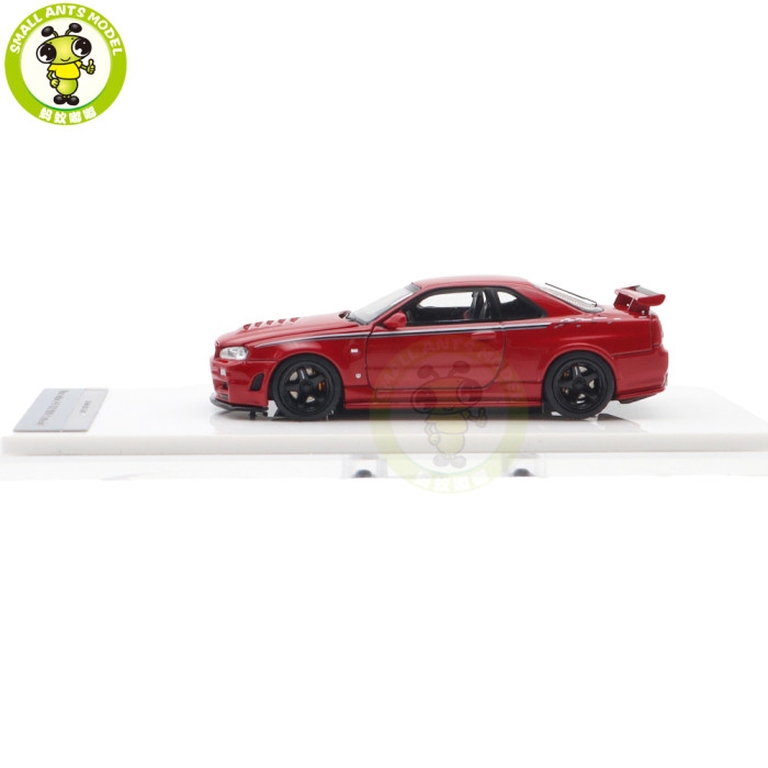 1/64 MOTORHELIX Nissan Skyline GT-R R34 NISMO Diecast Model Toy Car Gifts For Father Friends