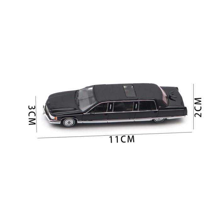 1/64 Cadillac Fleetwood Long Wheelbase Diecast Model Toy Car Gifts For Friends