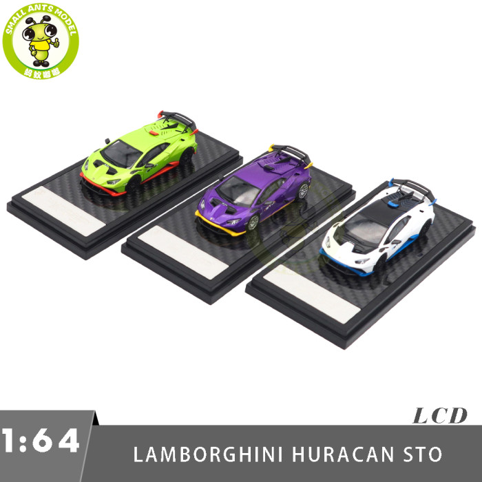 1/64 LCD Lamborghini Huracan STO Diecast Model Car Gifts For Father Friends