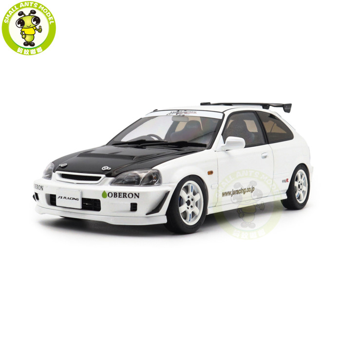 1/18 MOTORHELIX Honda Civic Type R EK9 J's Racing Diecast Model Toy Car Gifts For Friends