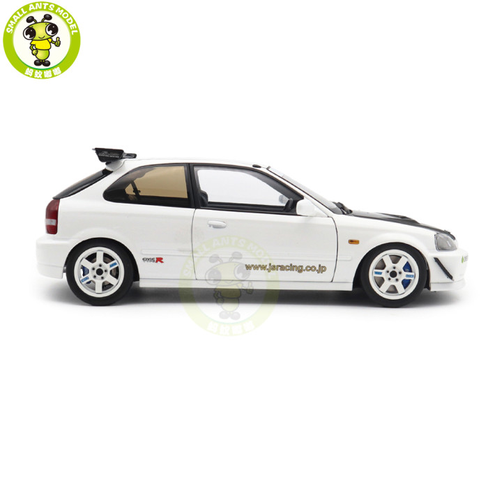 1/18 MOTORHELIX Honda Civic Type R EK9 J's Racing Diecast Model Toy Car Gifts For Friends