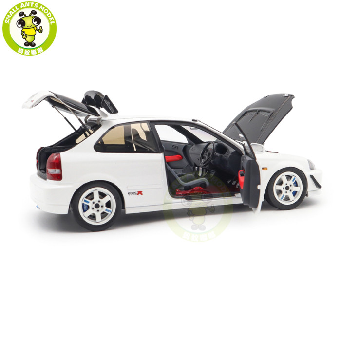 1/18 MOTORHELIX Honda Civic Type R EK9 J's Racing Diecast Model Toy Car Gifts For Friends