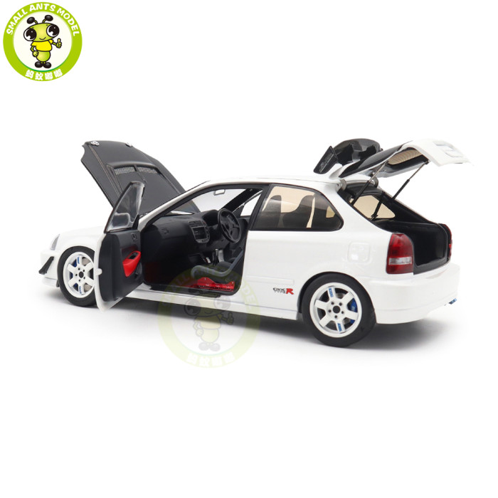 1/18 MOTORHELIX Honda Civic Type R EK9 J's Racing Diecast Model Toy Car Gifts For Friends