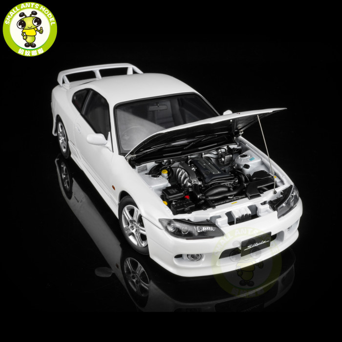Pre-order 1/18 MOTORHELIX Nissan Silvia S15 Spec-R Aero 1999 Diecast Model Toy Car Gifts For Father Friends