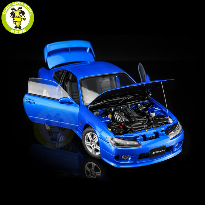 Pre-order 1/18 MOTORHELIX Nissan Silvia S15 Spec-R Aero 1999 Diecast Model Toy Car Gifts For Father Friends
