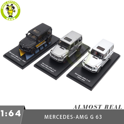 1/64 Almost Real Mercedes Benz AMG G 63 G63 2019 Diecast Model Toys Car Gifts