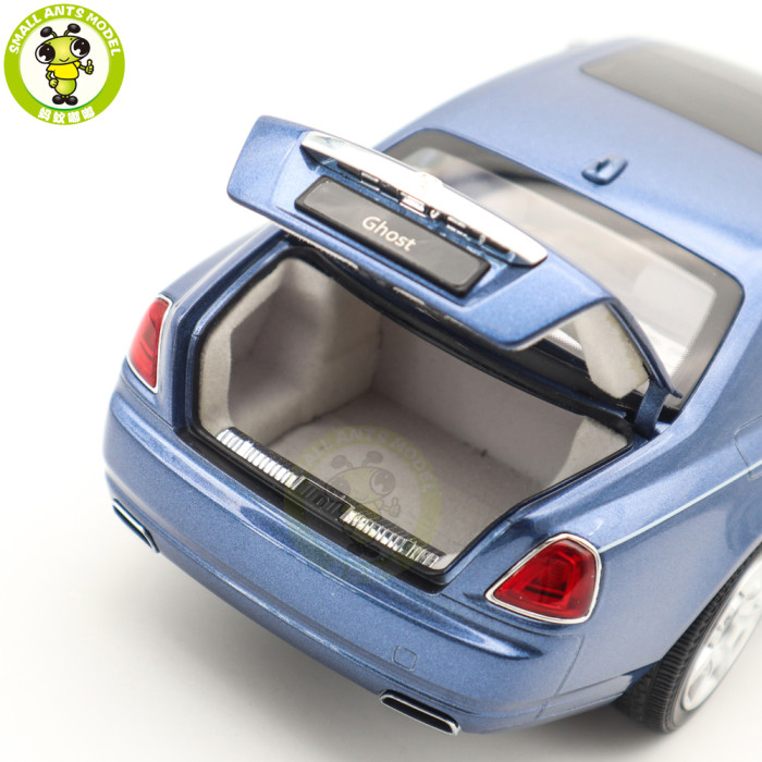 1/18 Rolls-Royce Ghost Kyosho 08802MBS Blue/Silver Diecast Model Toy Car Gifts For Father Friends