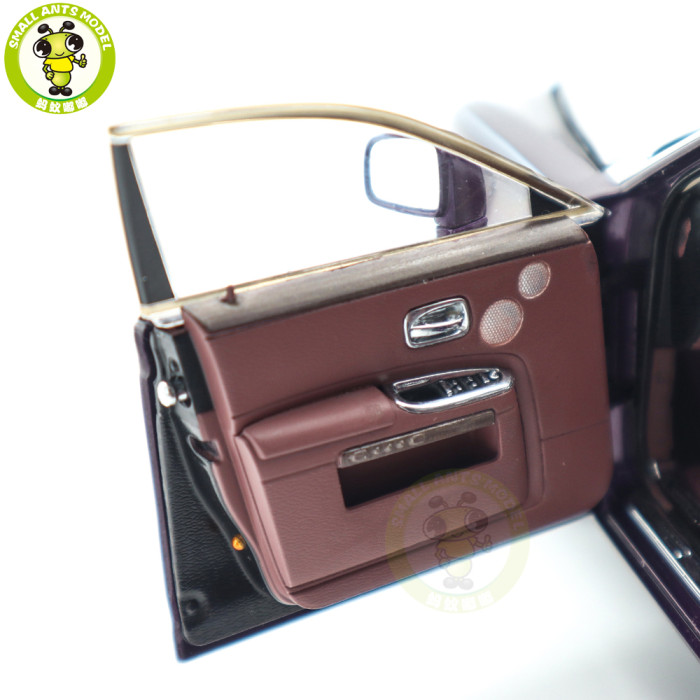 1/18 Rolls-Royce Ghost Kyosho 08802TPS Purple/Silver Diecast Model Toy Car Gifts For Father Friends