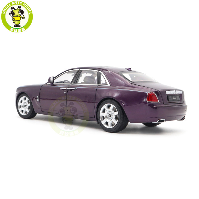 1/18 Rolls-Royce Ghost Kyosho 08802TPS Purple/Silver Diecast Model Toy Car Gifts For Father Friends